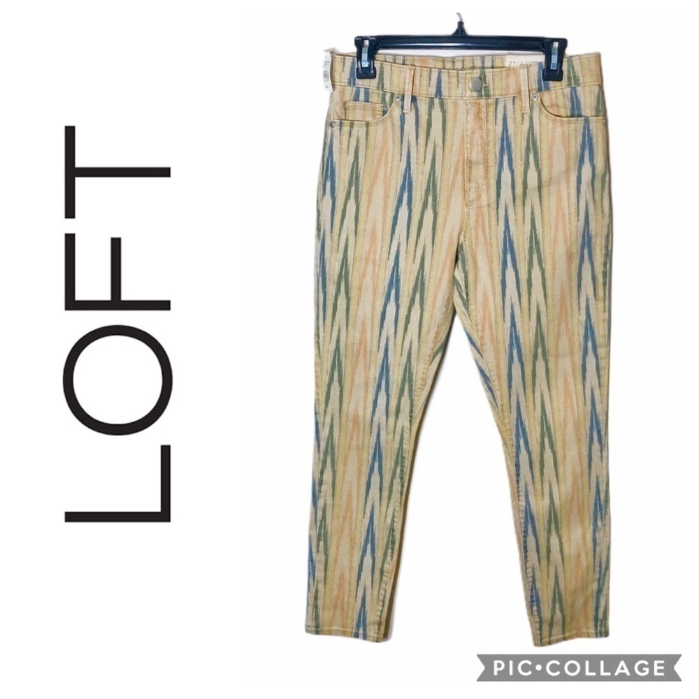Loft High Waist Skinny Ankle Jeans NWT Sz 4